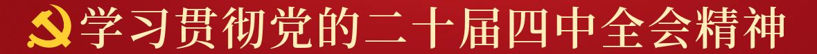 学习贯彻党的二十届四中全会精神